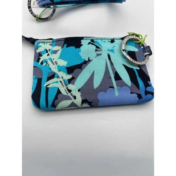 Vera Bradley Womens Zip ID Case & Lanyard Camofloral Key Ring & ID Clip 3296 - Picture 6 of 6